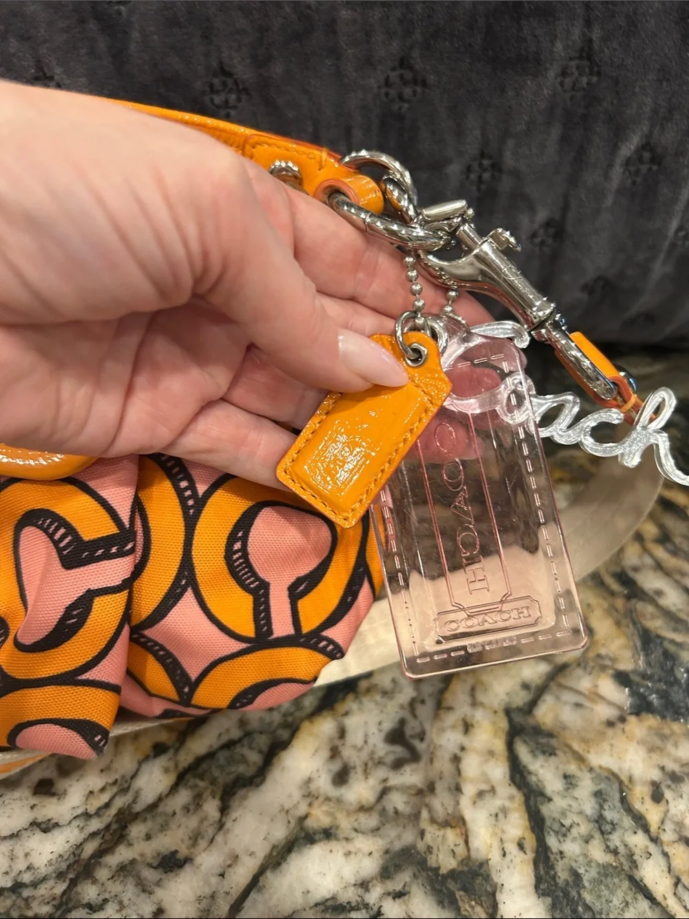 Coach Y2K Orange and Pink Poppy Collection